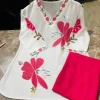 aqua blue bloom mul cotton co ord set (copy)