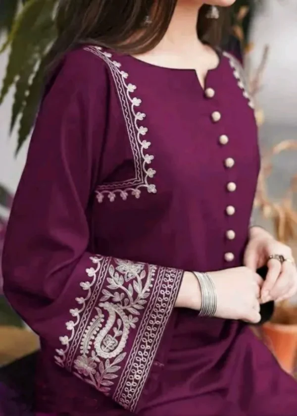 women cotton white front embroidery kurta pant set (copy) women cotton white front embroidery kurta pant set (copy)