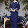 women cotton wine pakistani kurta palazzo set (copy)