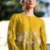 women cotton brownish maroon kurta pant set (copy)