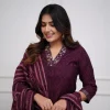 women new off white cotton co ord set (copy)