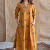 women yellow cotton co ord set