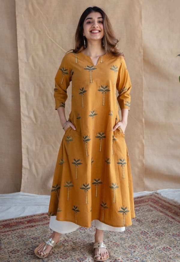 women yellow cotton co ord set