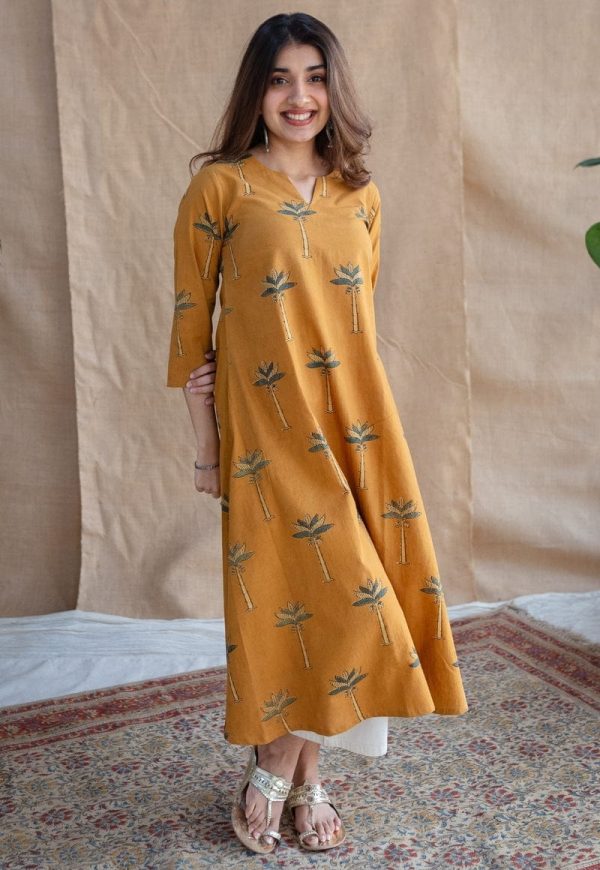 women yellow cotton co ord set