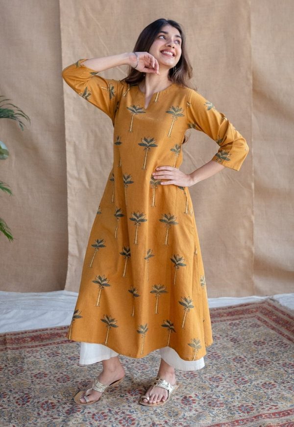 women yellow cotton co ord set