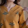 women yellow cotton co ord set