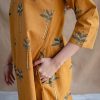 women yellow cotton co ord set