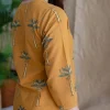 women yellow cotton co ord set