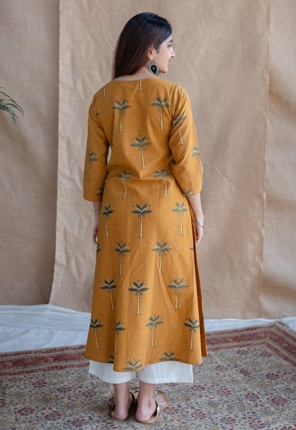 women yellow cotton co ord set