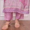 women purple cotton and organza dupatta set (copy)
