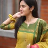 women south kanchi cotton dupatta set