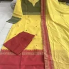 women south kanchi cotton dupatta set