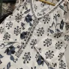 printed anarkali kurti with mulmul dupatta set