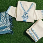 premium angrakha style with cotton silk dupatta set