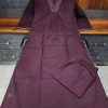 katha work purple cotton co ord set (copy)
