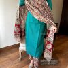 katha work wine cotton co ord set (copy)