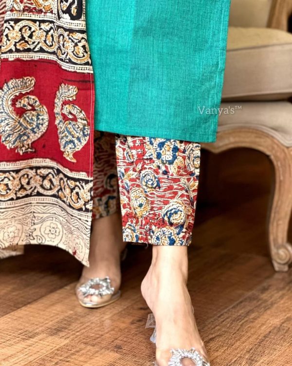 katha work wine cotton co ord set (copy)