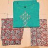 katha work wine cotton co ord set (copy)