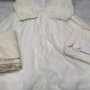 women chanderi white dupatta set