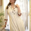 women chanderi white dupatta set (copy)