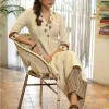 women chanderi white dupatta set (copy)