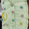 women embroidery cotton green dupatta set (copy)