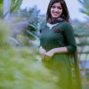 women katha cotton blue dupatta set (copy)