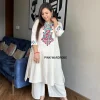 women yellow embroidery co ord set (copy) (copy)