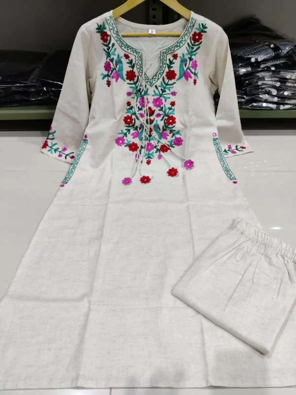 women yellow embroidery co ord set (copy) (copy)