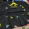 women cotton green embroidery middy gown (copy)