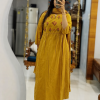 pure handloom south cotton hand printed chitrkari dupatta set