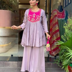 top plazzo & dupatta set