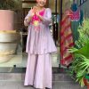 top plazzo & dupatta set