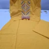 zariya mustard kurta set – embroidered elegance