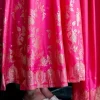 banarasi chanderi anarkali dupatta set