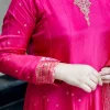 banarasi chanderi anarkali dupatta set