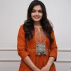 zariya rust embroidered kurta set