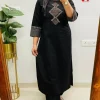 red embroidered straight cut salwar dupatta set (copy)