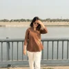 dark brown jeans