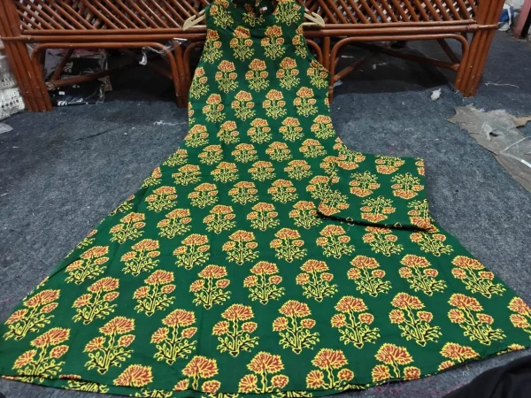 premium floral cambric cotton palazzo co ord set
