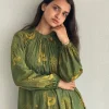 pure cotton discharge print kaftan style kurta set