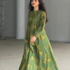 pure cotton discharge print kaftan style kurta set