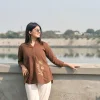 dark brown jeans