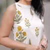 premium floral fine cotton flex palazzo kurta set