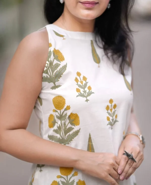 premium floral fine cotton flex palazzo kurta set