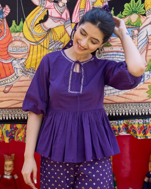 premium fine cotton co ord set