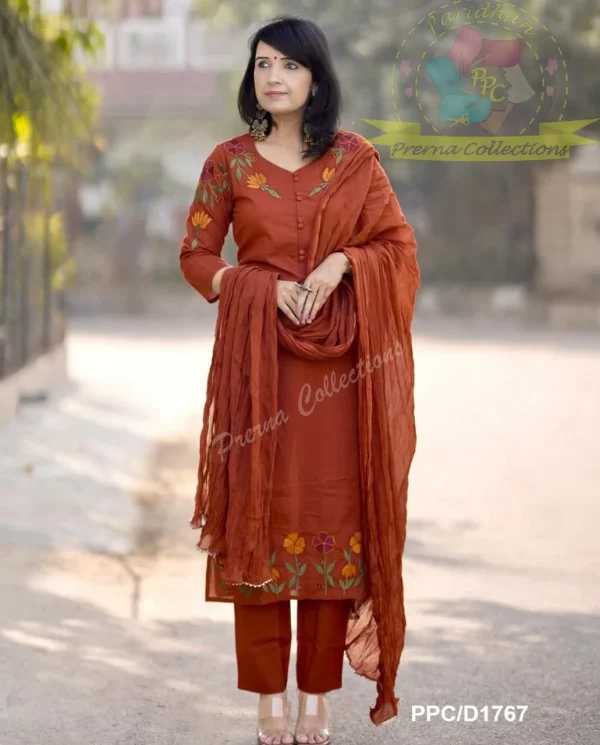 anarkali style dupatta set (copy)
