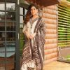 rust embroidered straight dupatta set (copy)