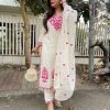 black embroidered dupatta set (copy)