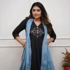 beautiful olive anarkali dupatta set (copy)